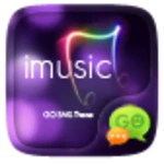 go sms imusic theme android application logo